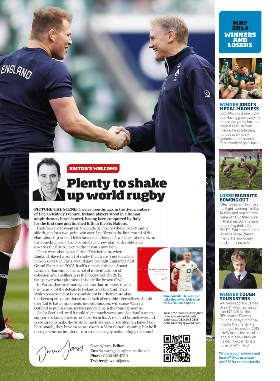 Rugby World Preview Pages