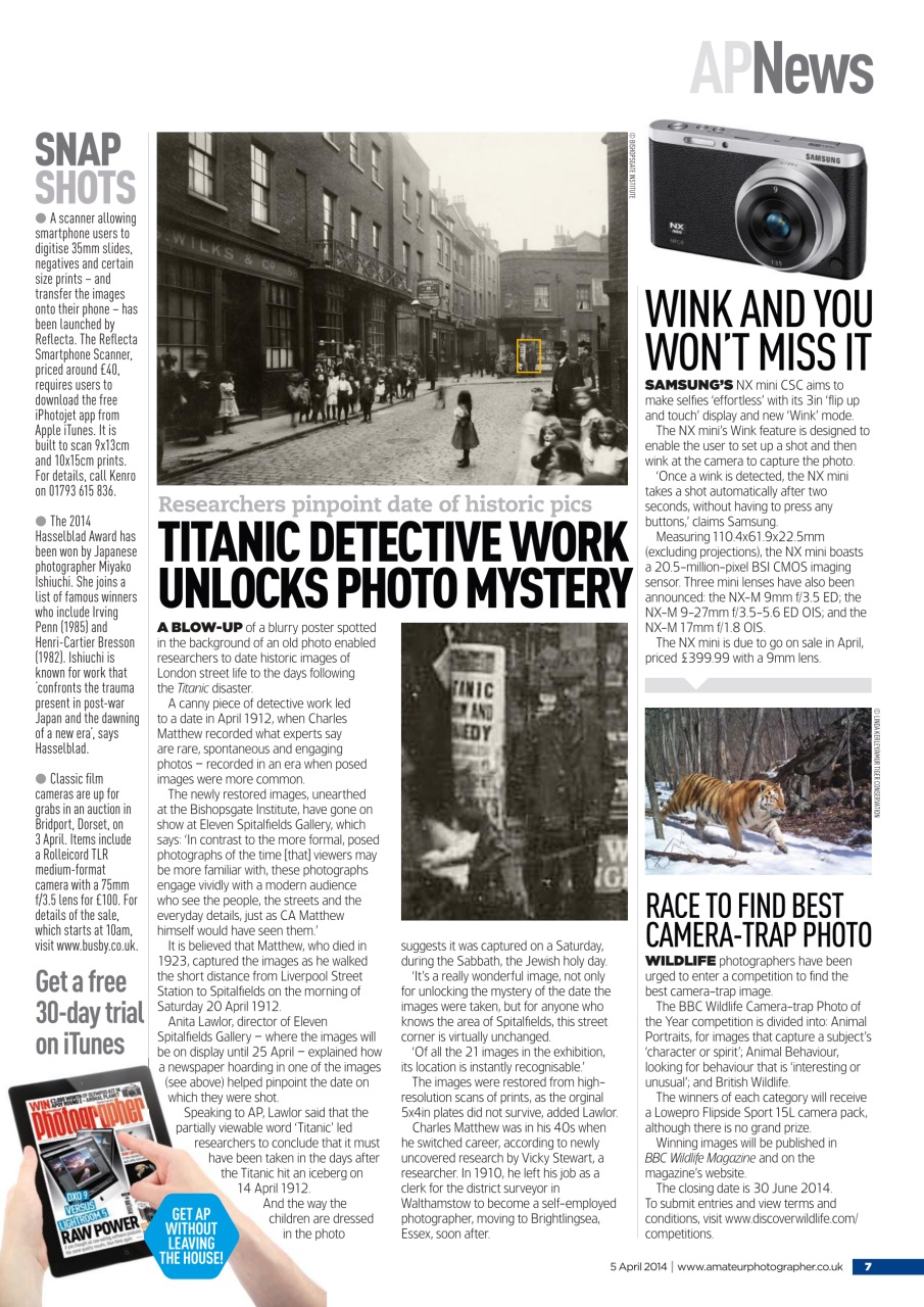 Amateur Photographer Preview Pages