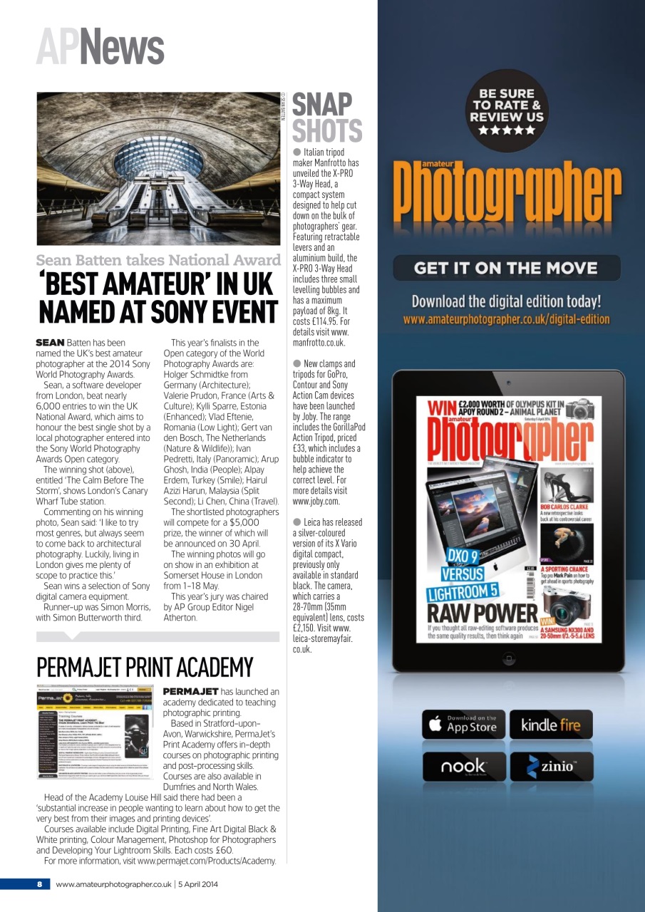 Amateur Photographer Preview Pages