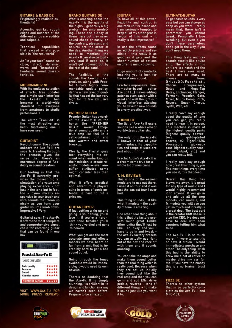 Guitarist Preview Pages