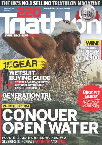 220 Triathlon Magazine issue May 2014