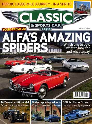 Classic & Sports Car issue May 2014