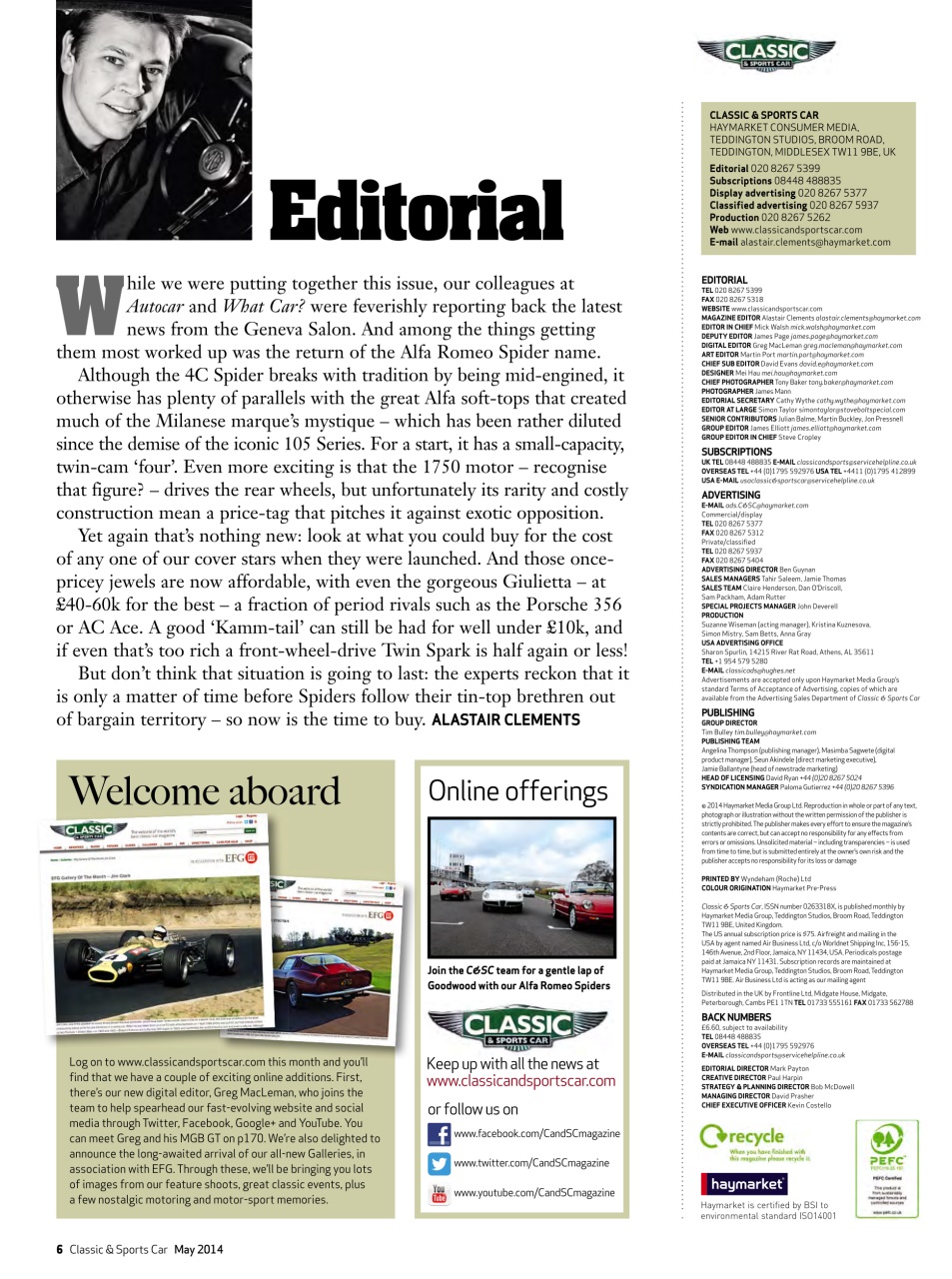 Classic & Sports Car Preview Pages