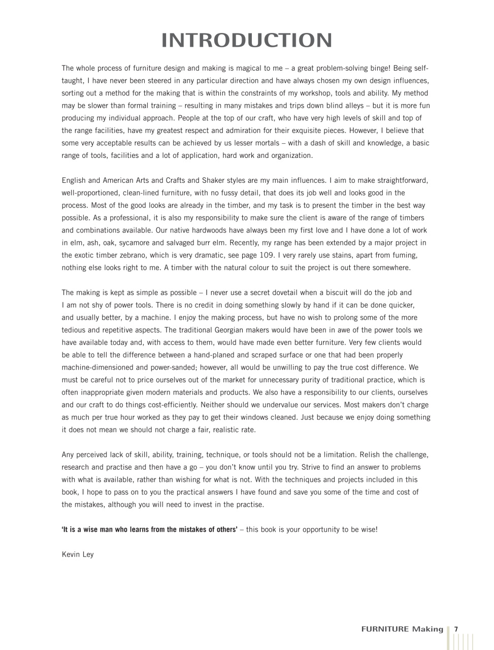 Furniture & Cabinetmaking Preview Pages