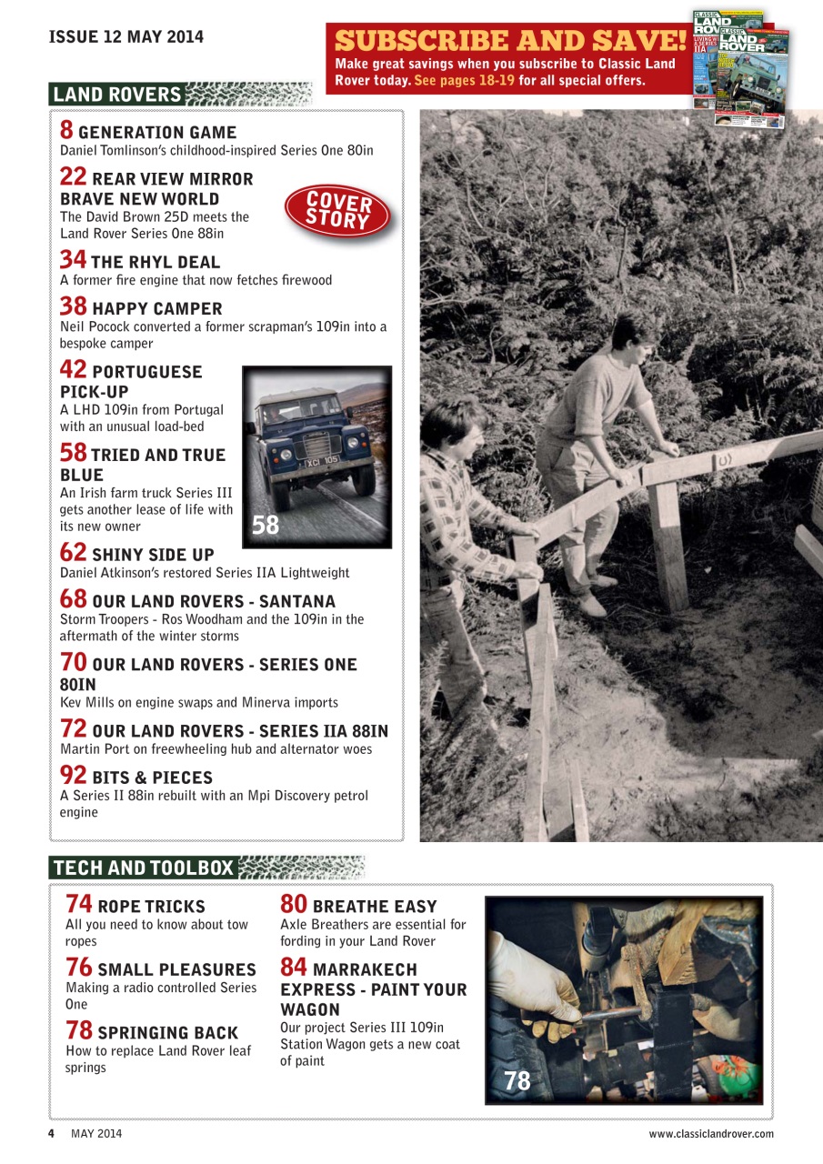 Classic Land Rover Magazine Preview Pages