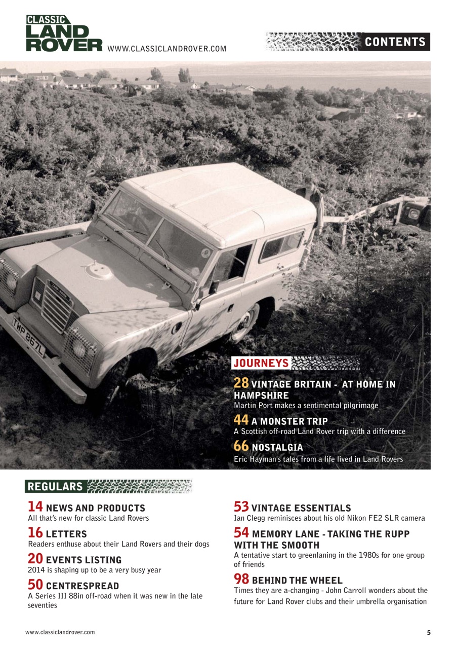 Classic Land Rover Magazine Preview Pages