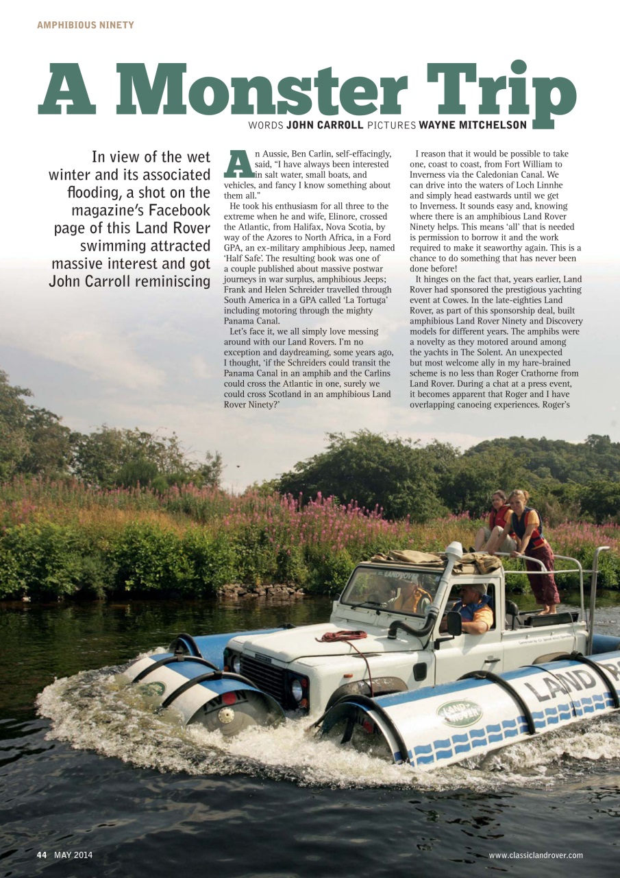 Classic Land Rover Magazine Preview Pages