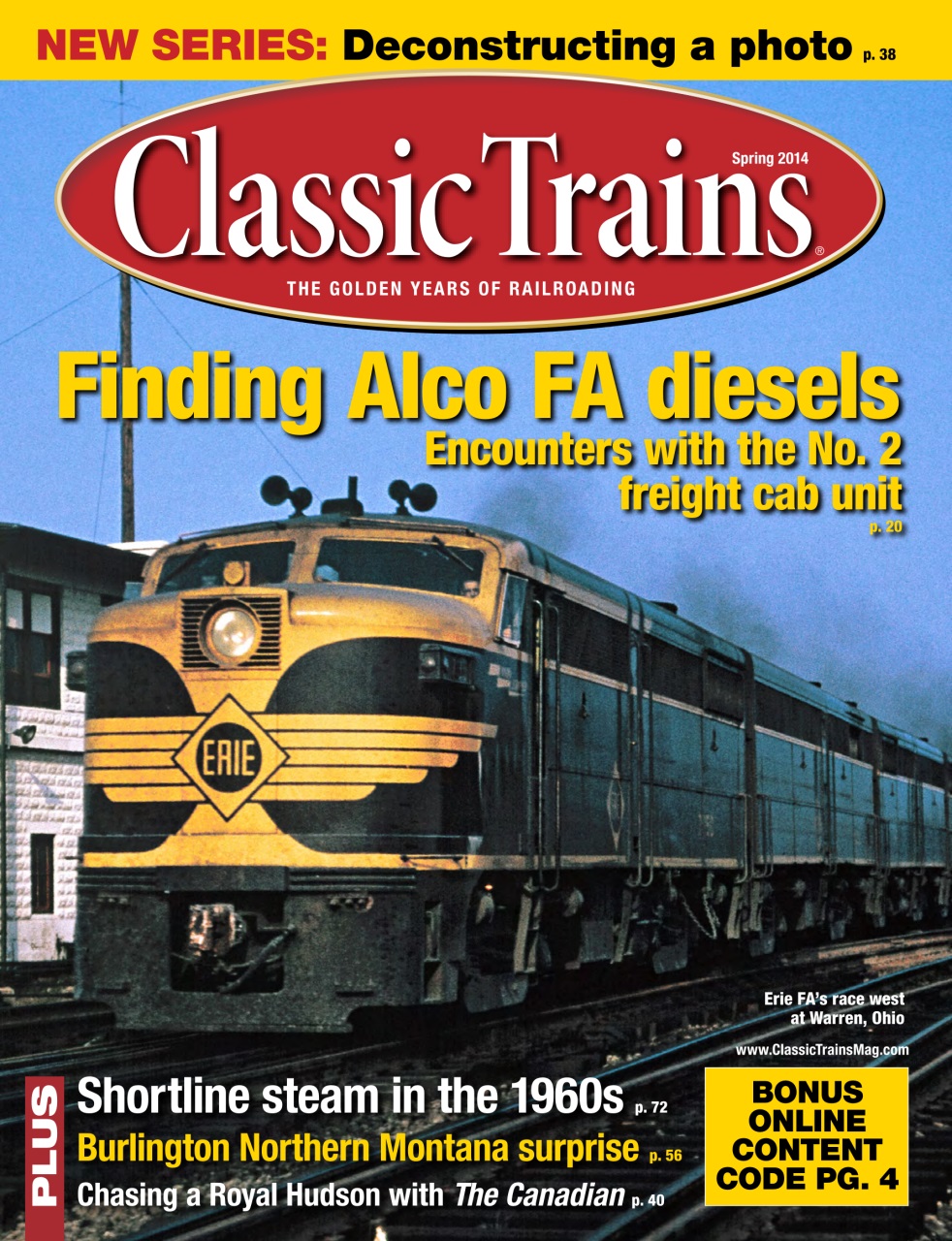 Classic Trains Preview Pages