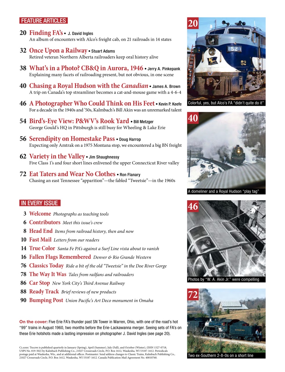 Classic Trains Preview Pages