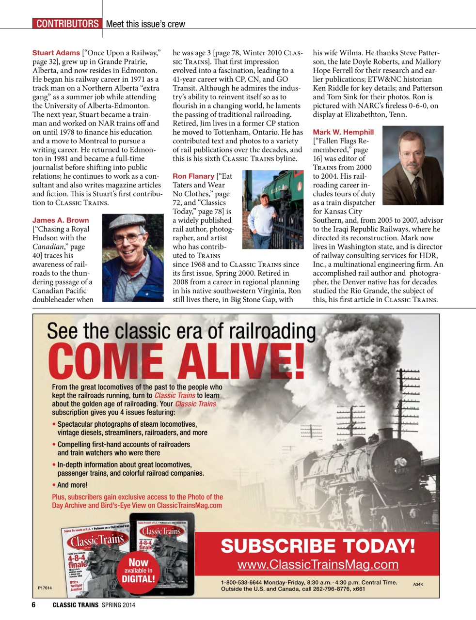 Classic Trains Preview Pages