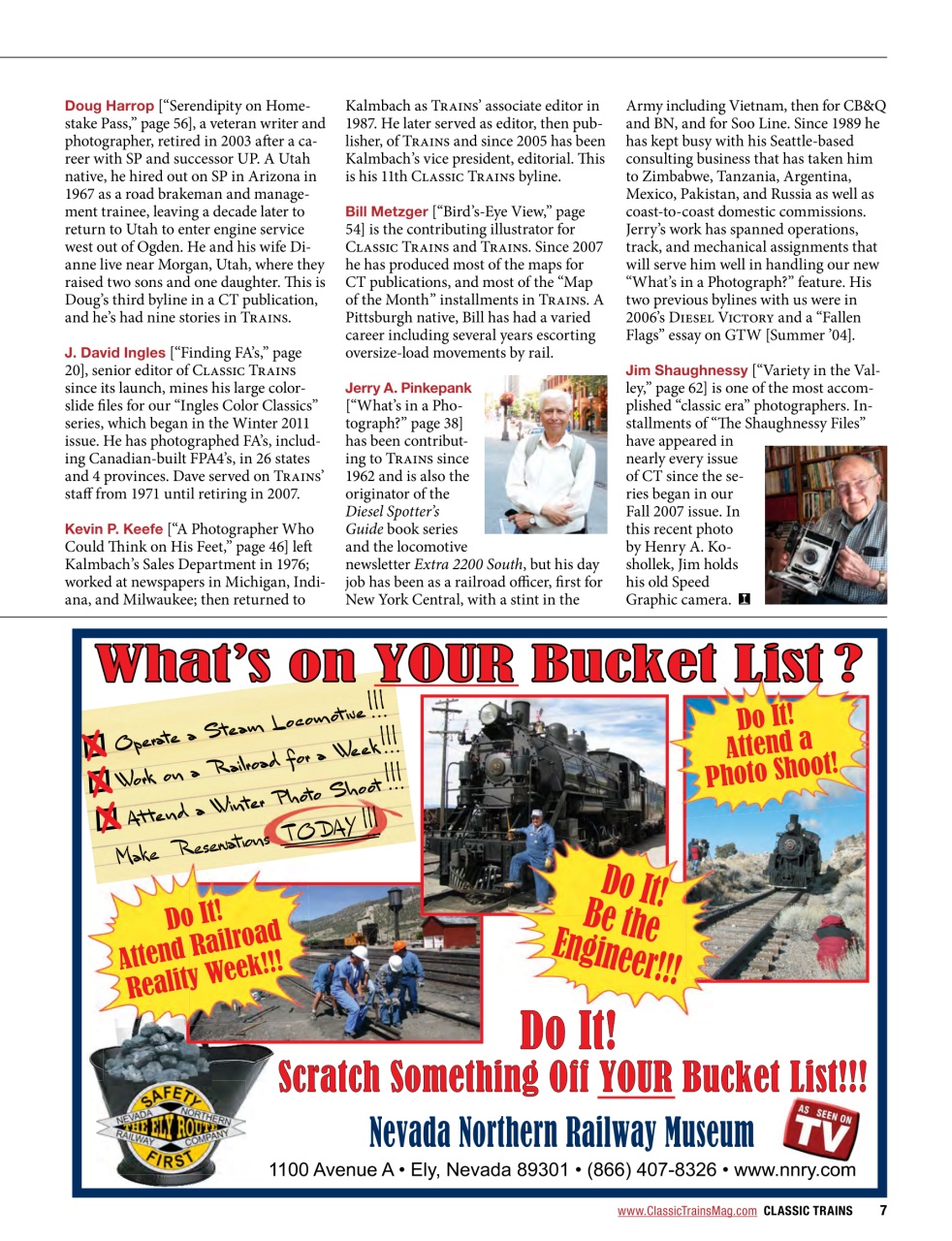 Classic Trains Preview Pages