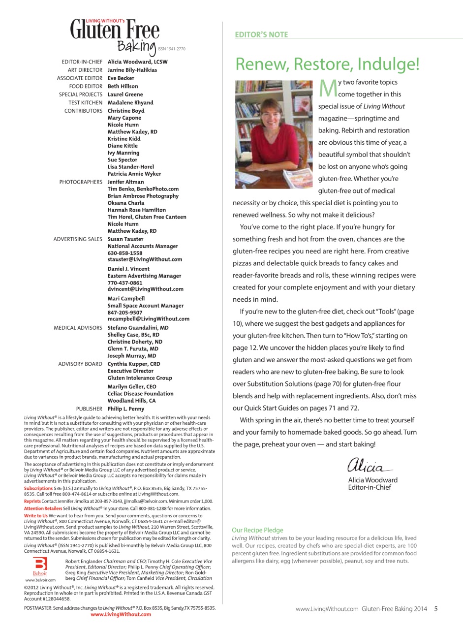 Gluten Free & More Preview Pages
