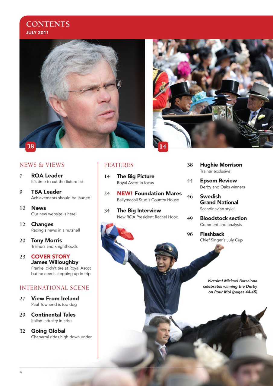 The Owner Breeder Preview Pages