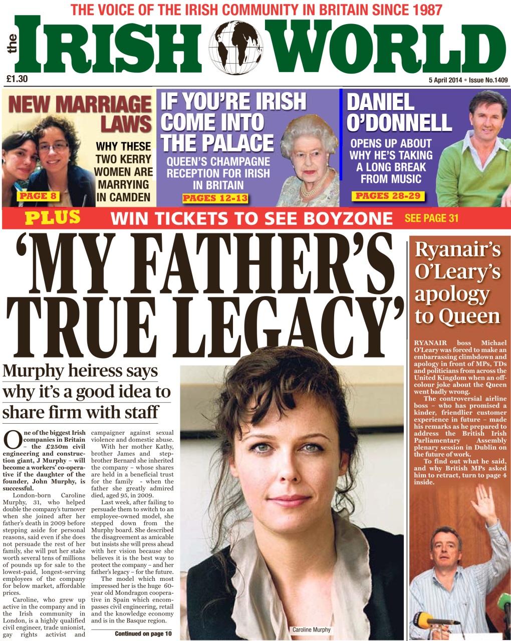 Irish World Preview Pages