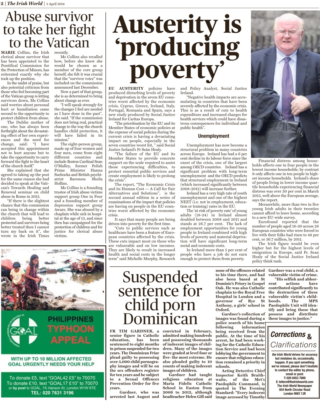 Irish World Preview Pages