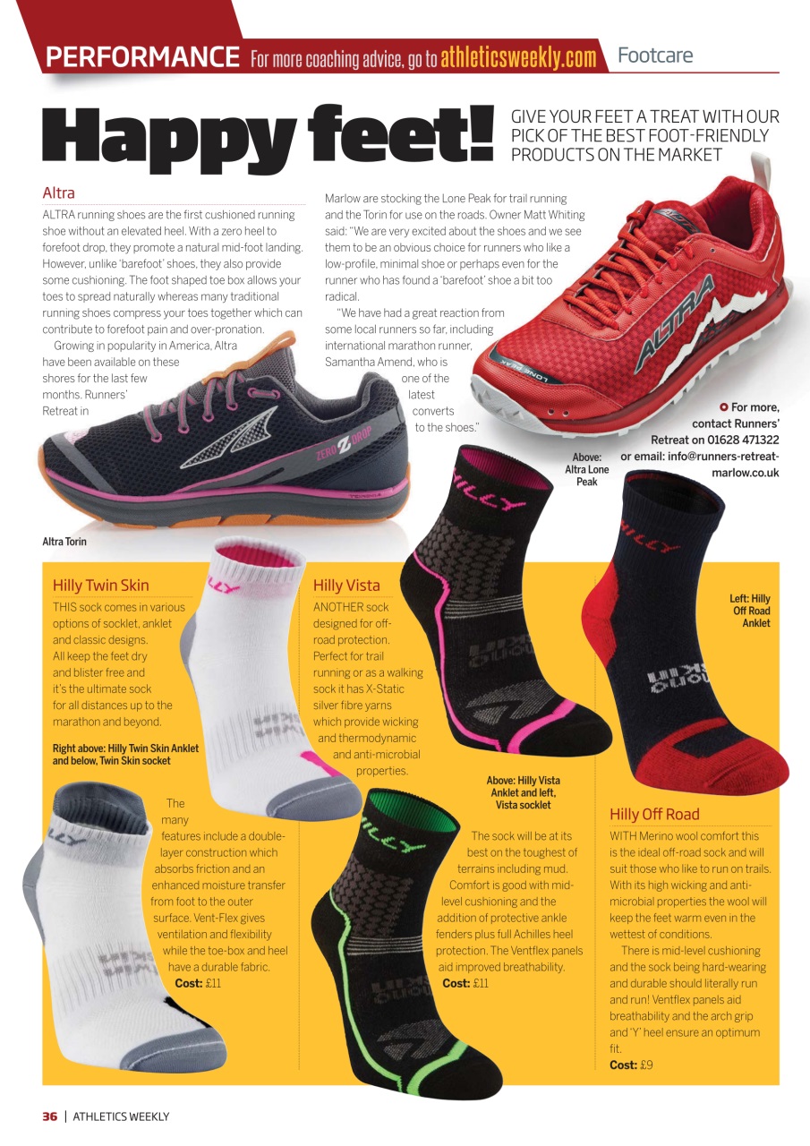 AW – Athletics Weekly Magazine Preview Pages