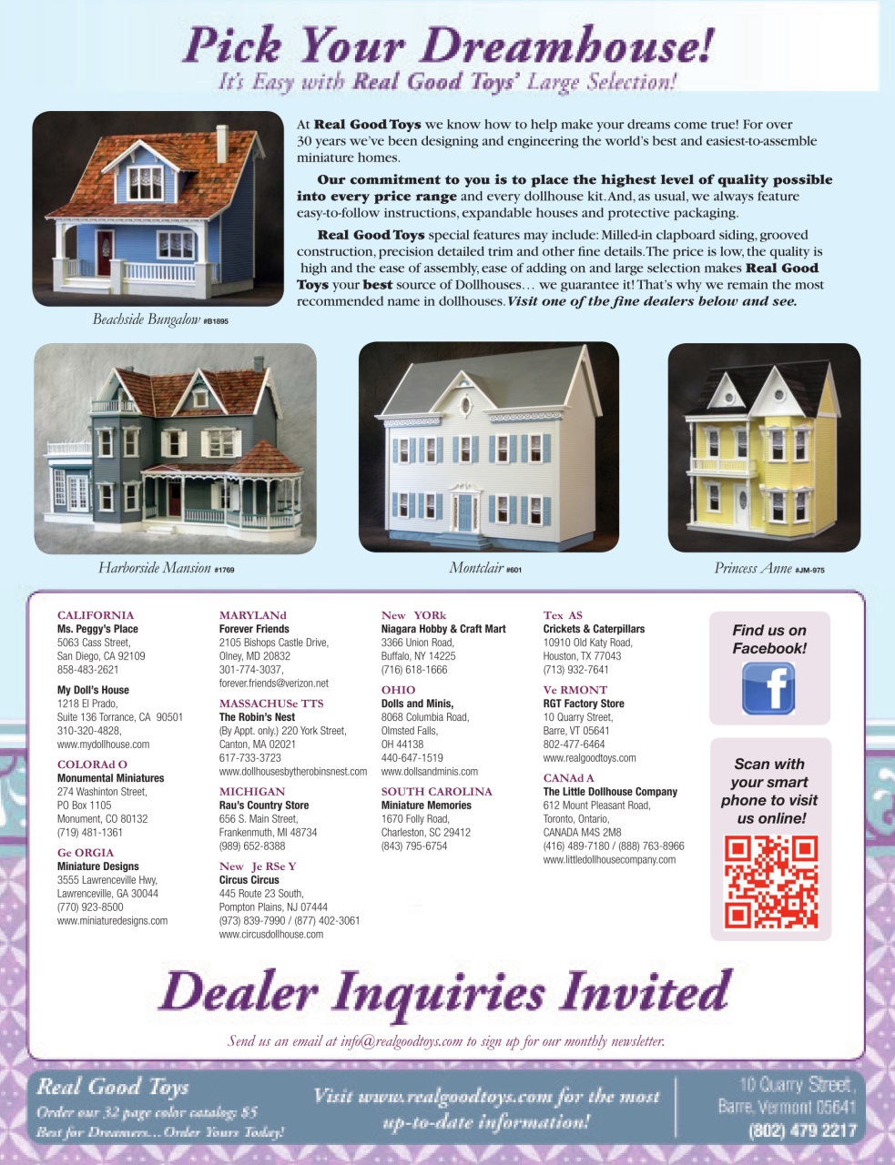 Dollhouse Miniatures Preview Pages