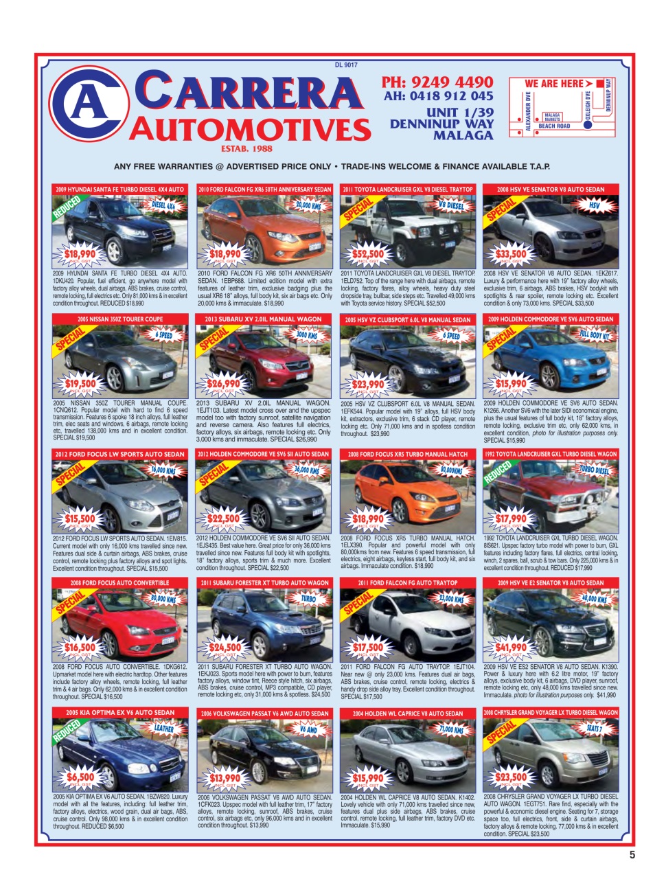 AutoTrader Preview Pages