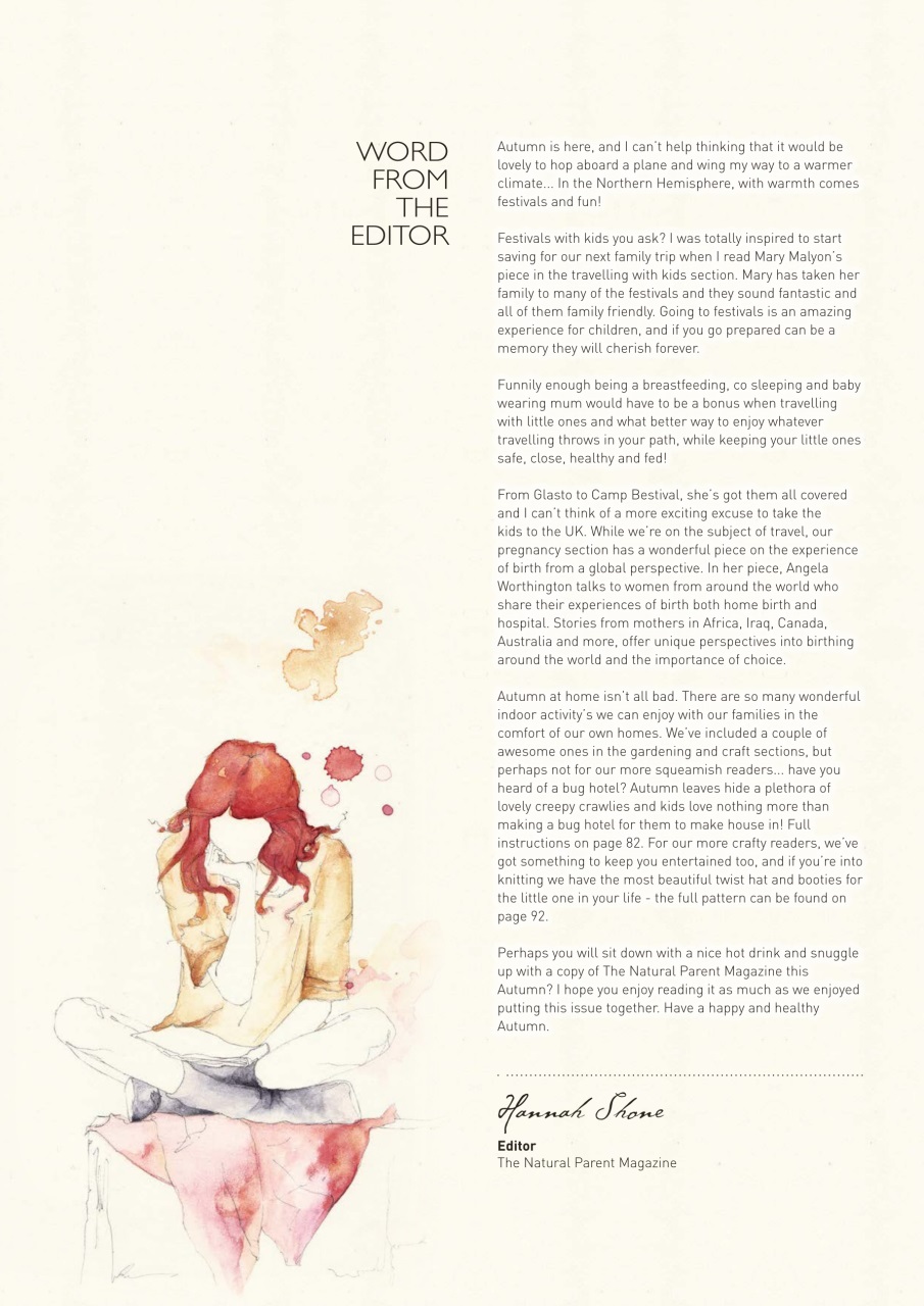 The Natural Parent Magazine Preview Pages