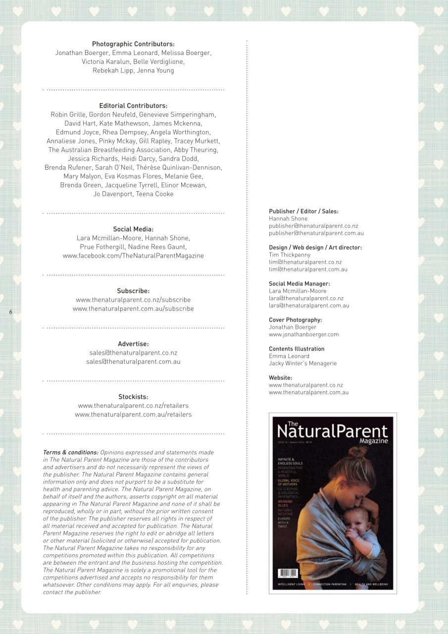 The Natural Parent Magazine Preview Pages