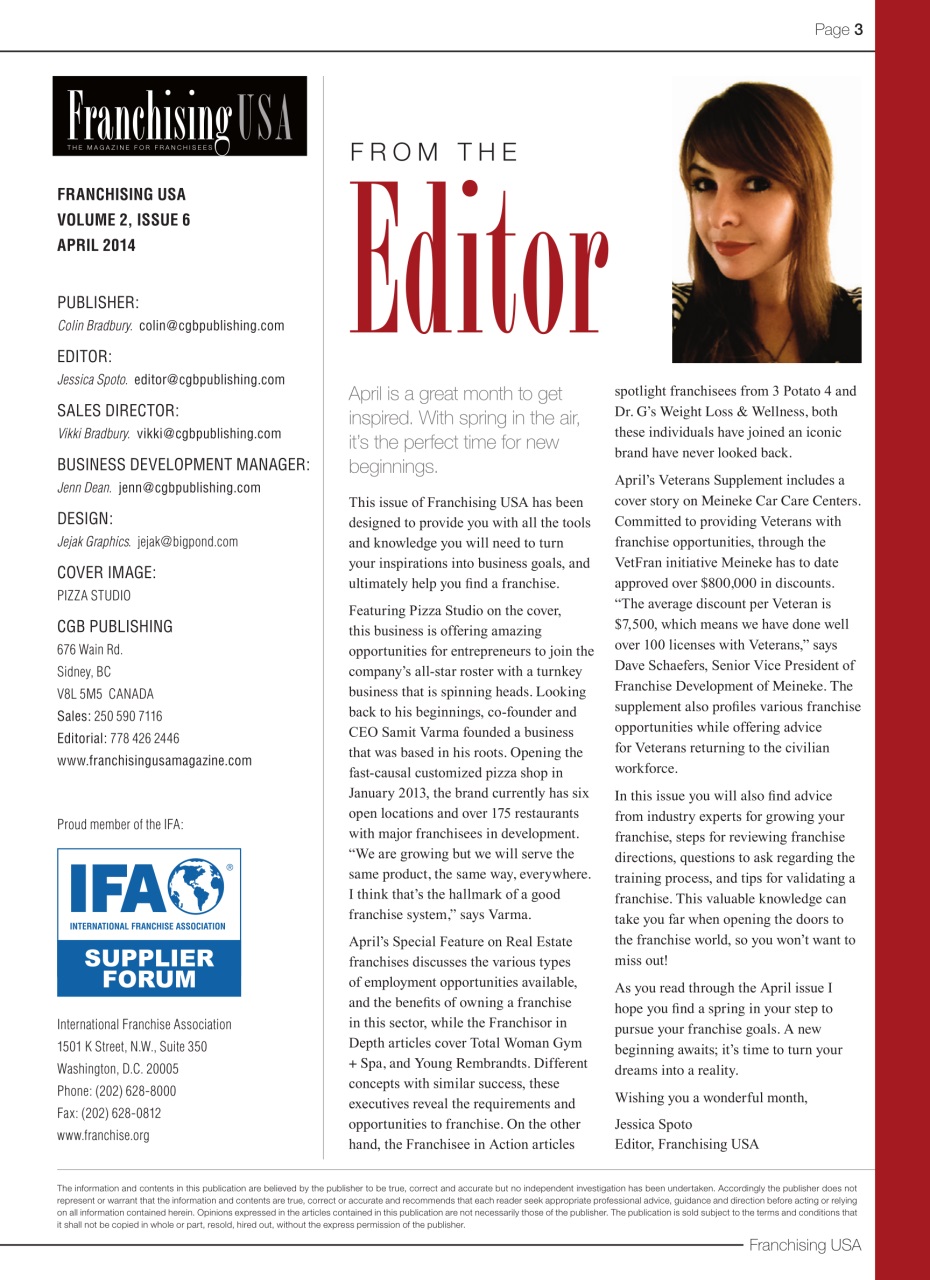 Franchising USA Preview Pages