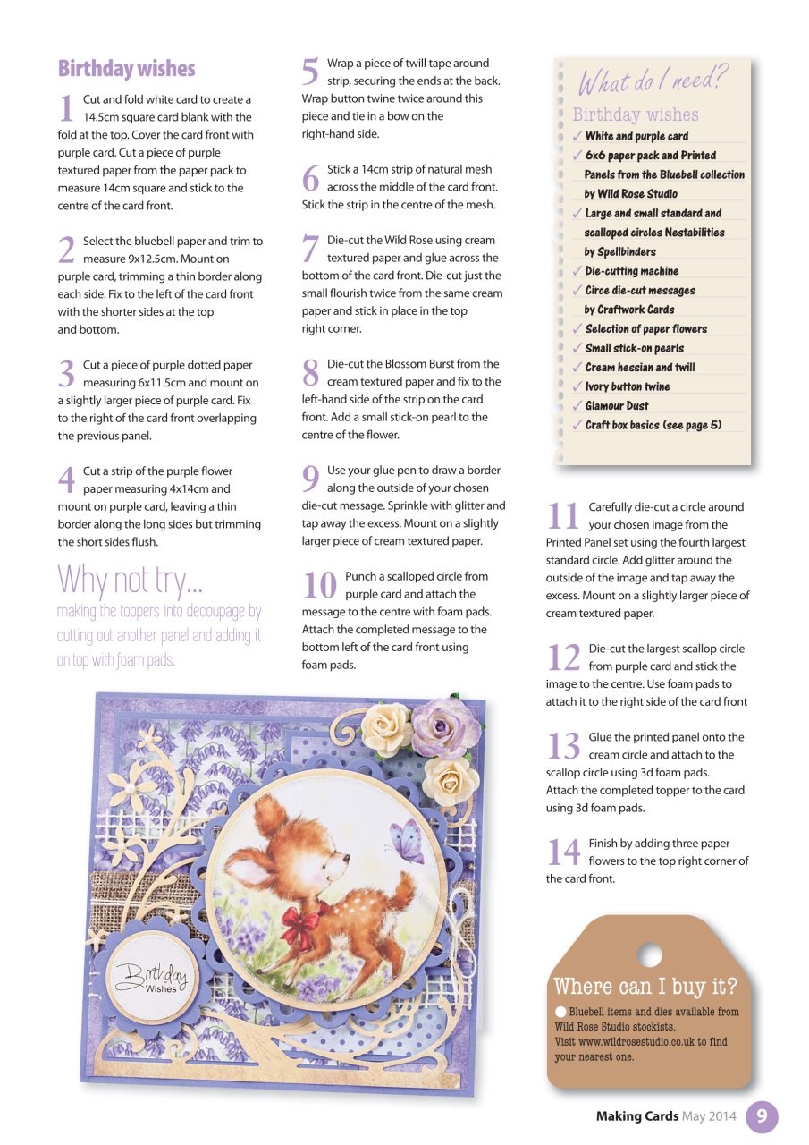 Making Cards & Papercraft Preview Pages