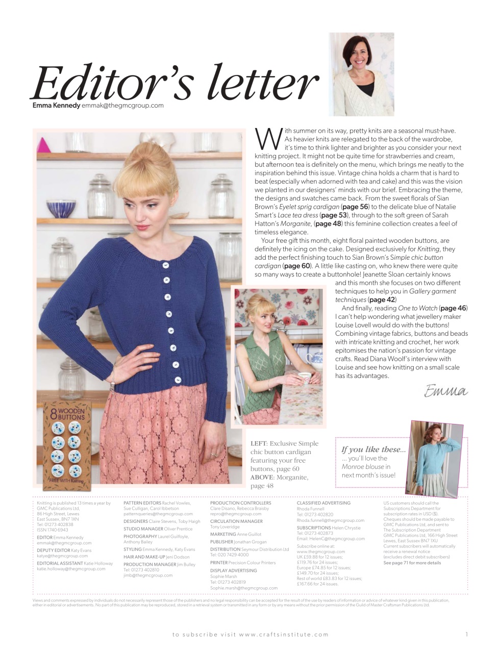 Knitting Preview Pages