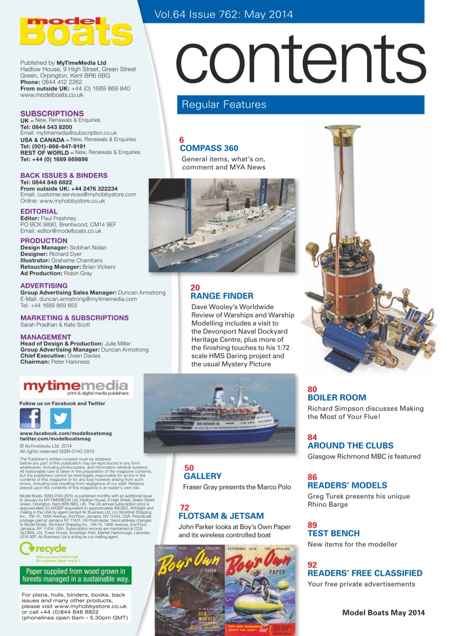 Model Boats Preview Pages