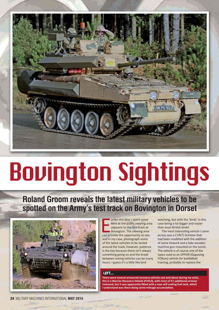 Military Machines International Preview Pages