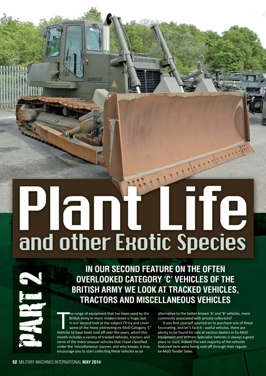 Military Machines International Preview Pages