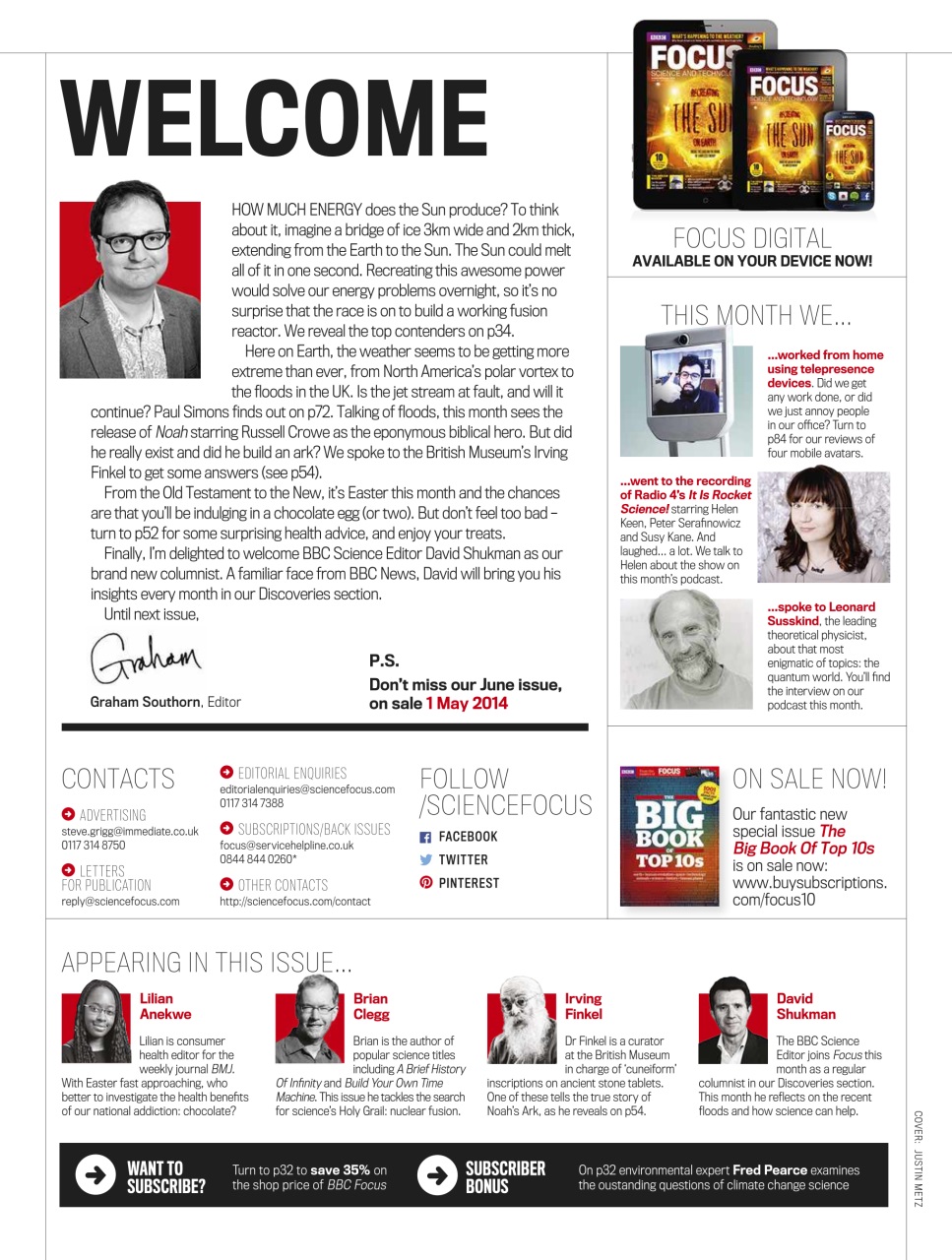 BBC Science Focus Magazine Preview Pages