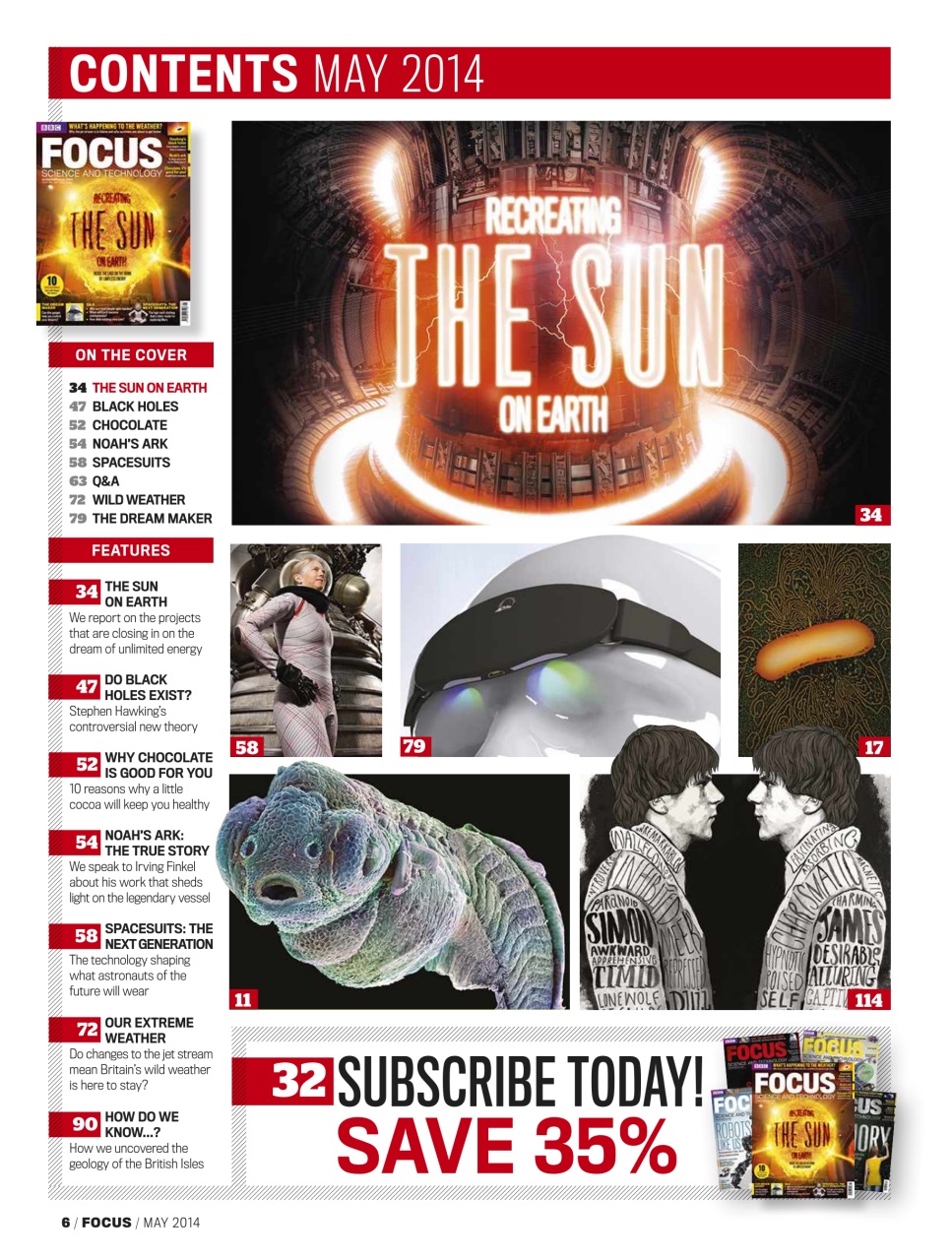 BBC Science Focus Magazine Preview Pages
