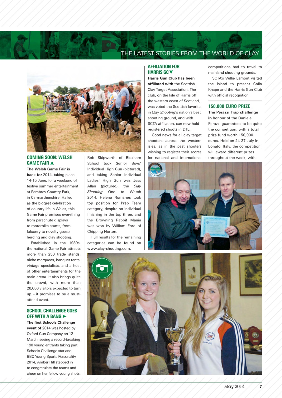 Clay Shooting Preview Pages