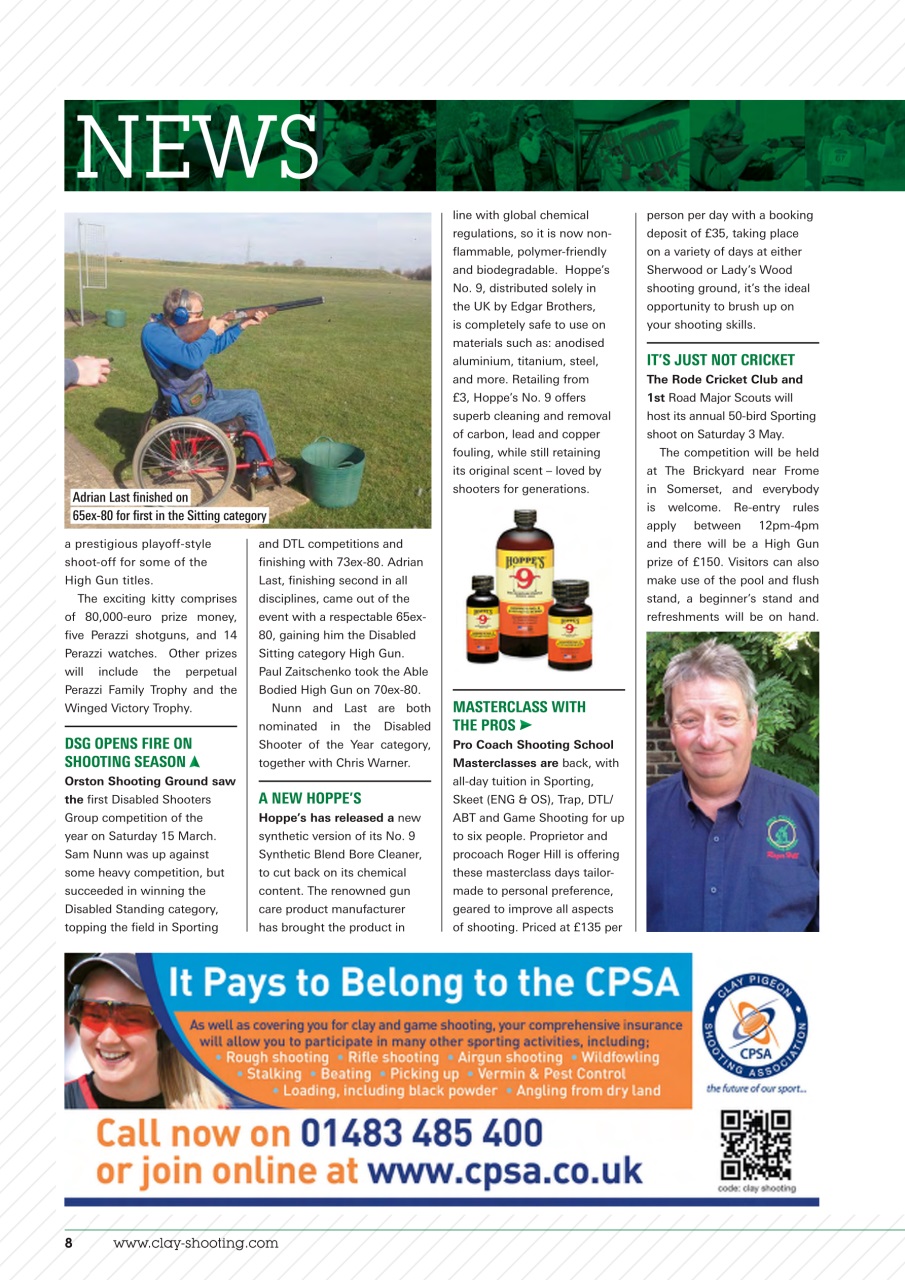 Clay Shooting Preview Pages