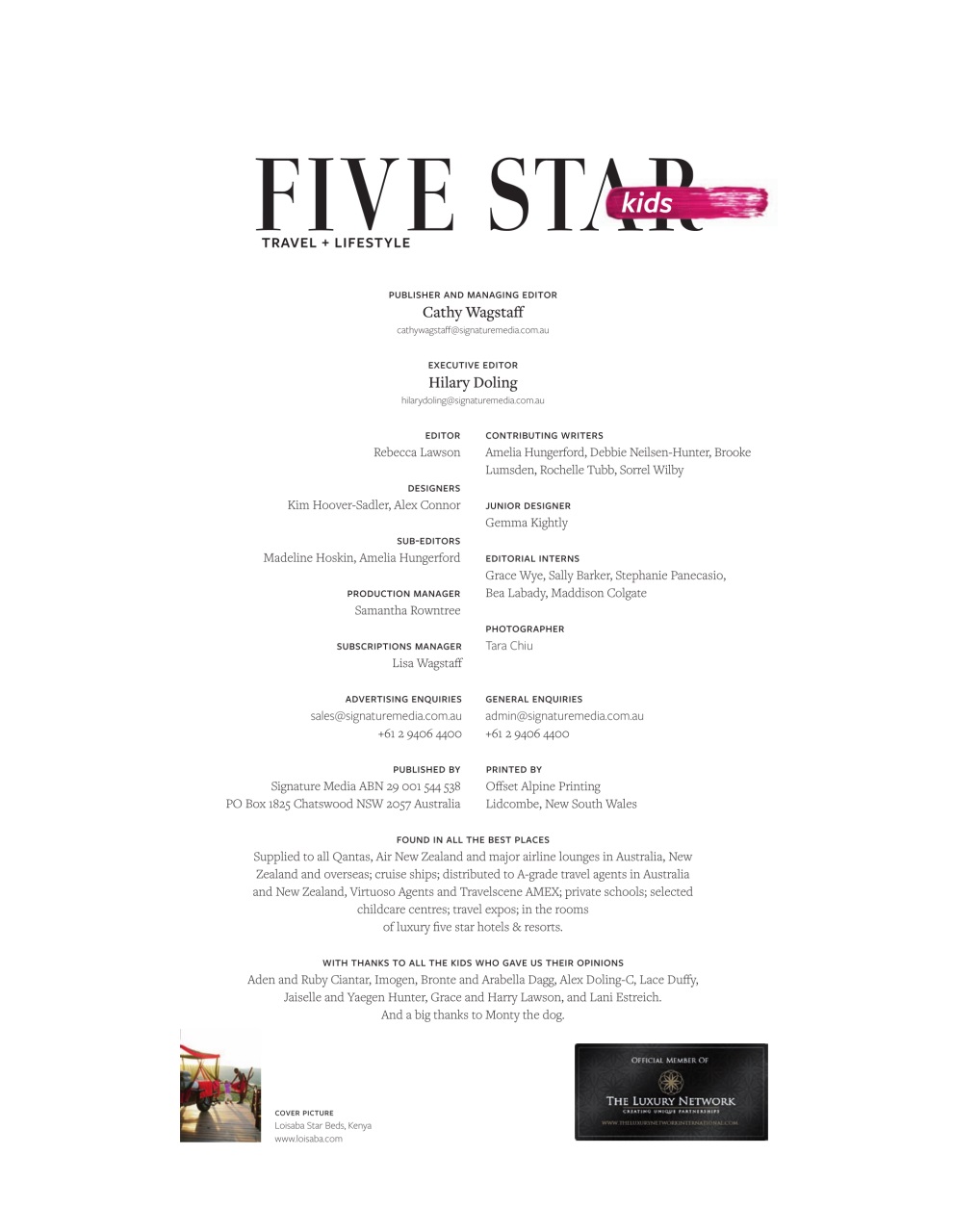 Five Star Kids Preview Pages