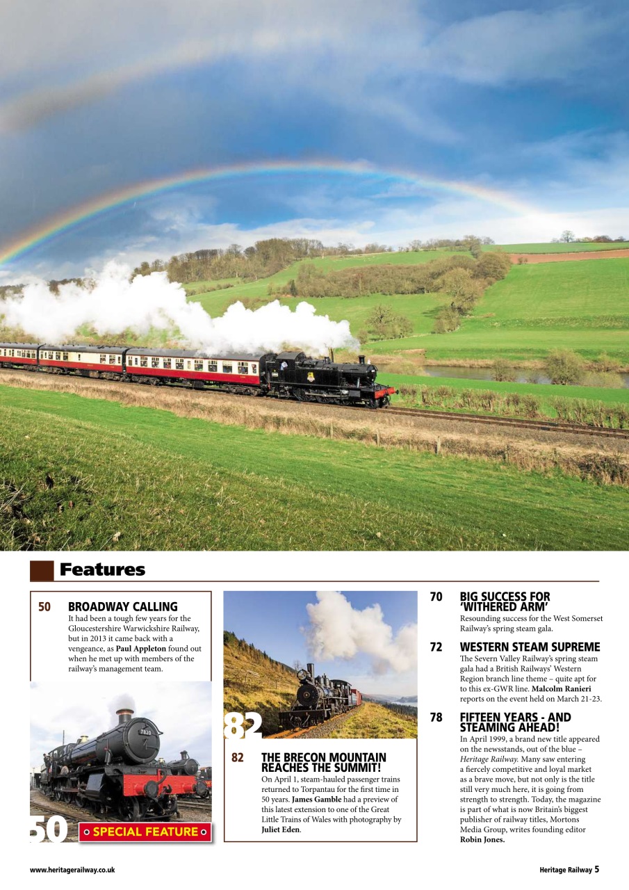 Heritage Railway Preview Pages