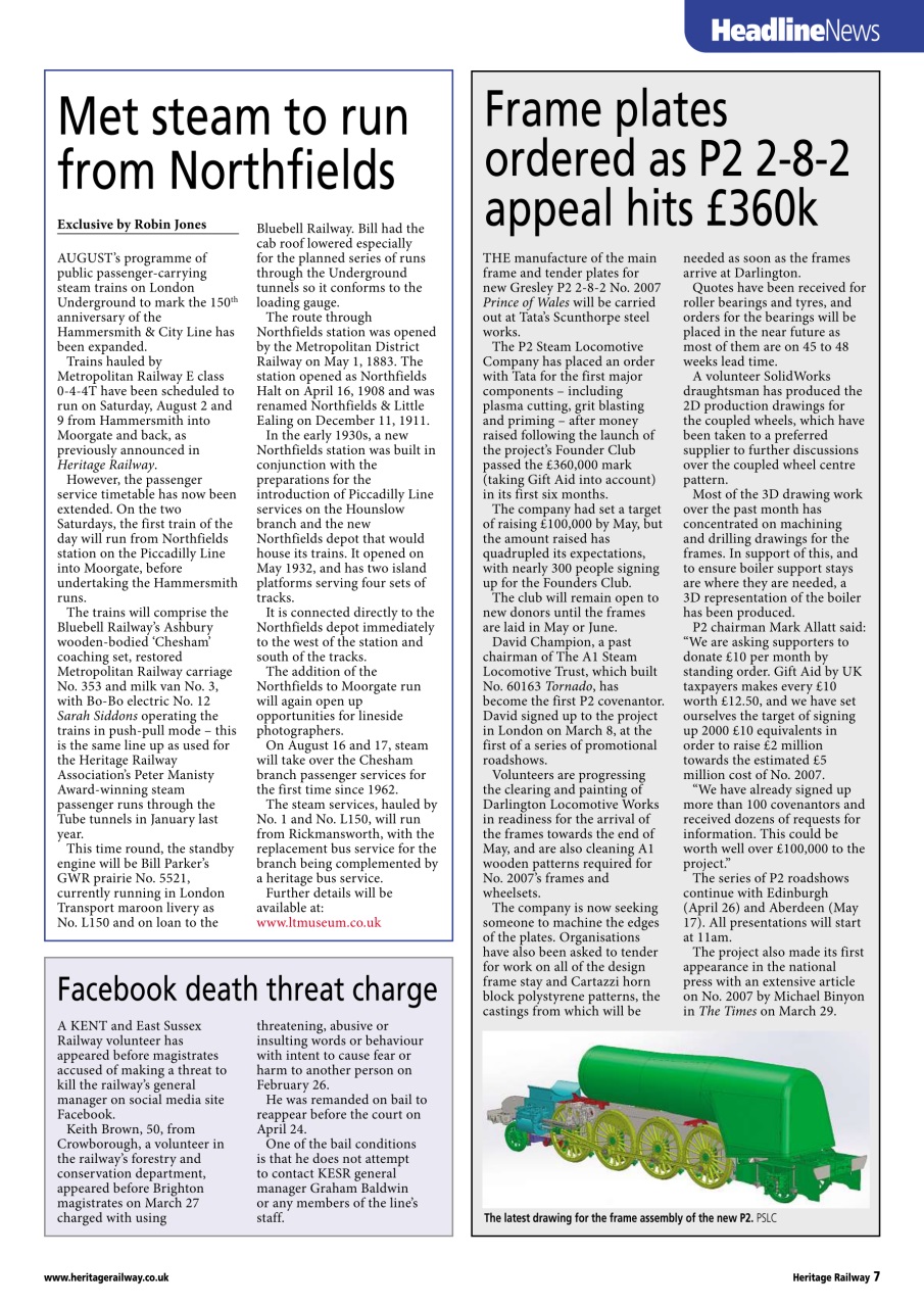 Heritage Railway Preview Pages