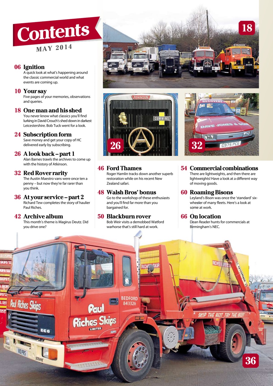 Heritage Commercials Magazine Preview Pages