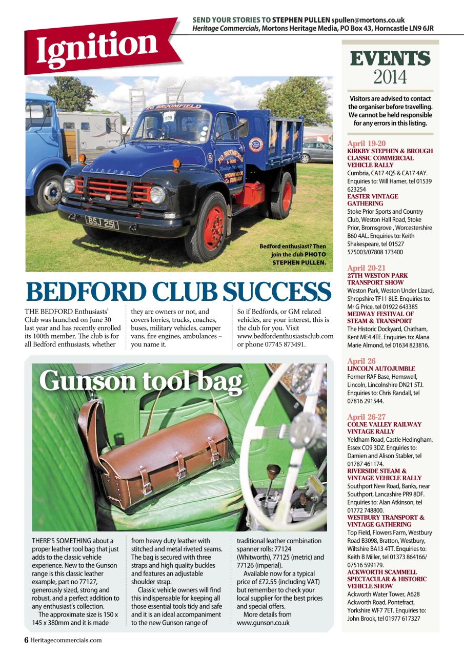 Heritage Commercials Magazine Preview Pages