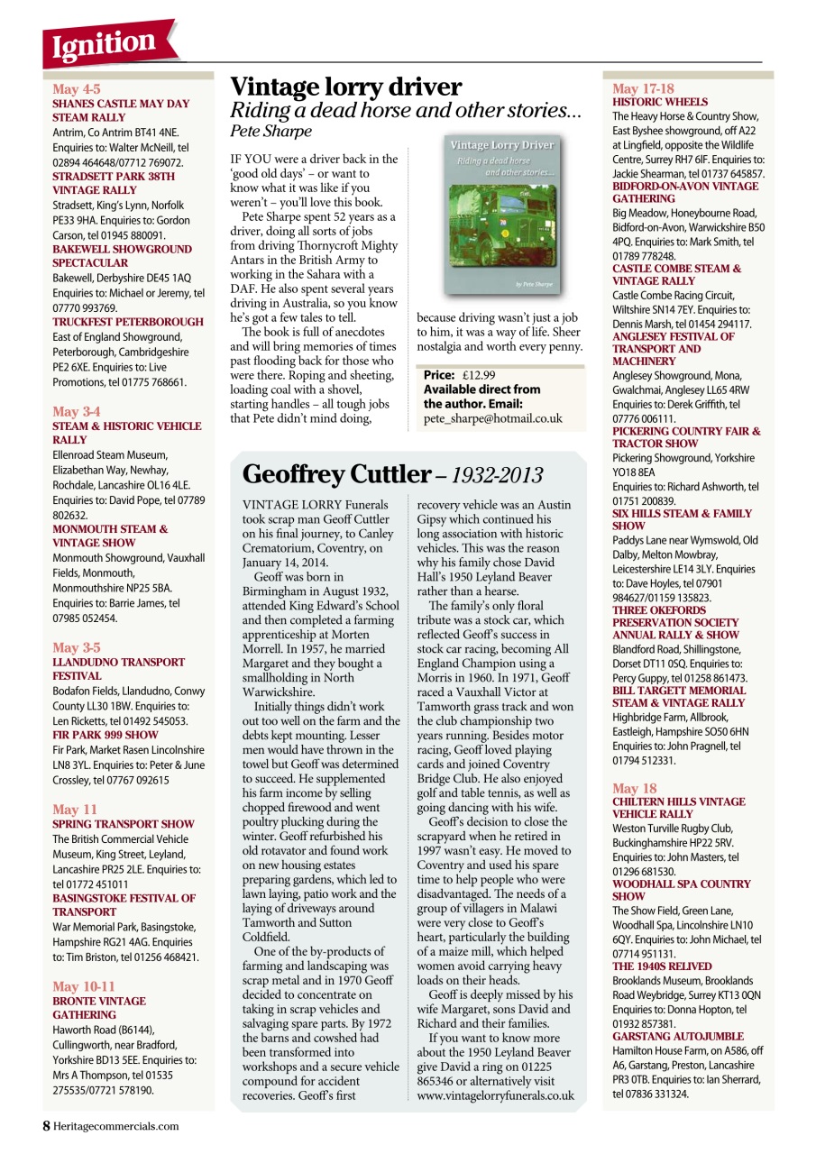 Heritage Commercials Magazine Preview Pages