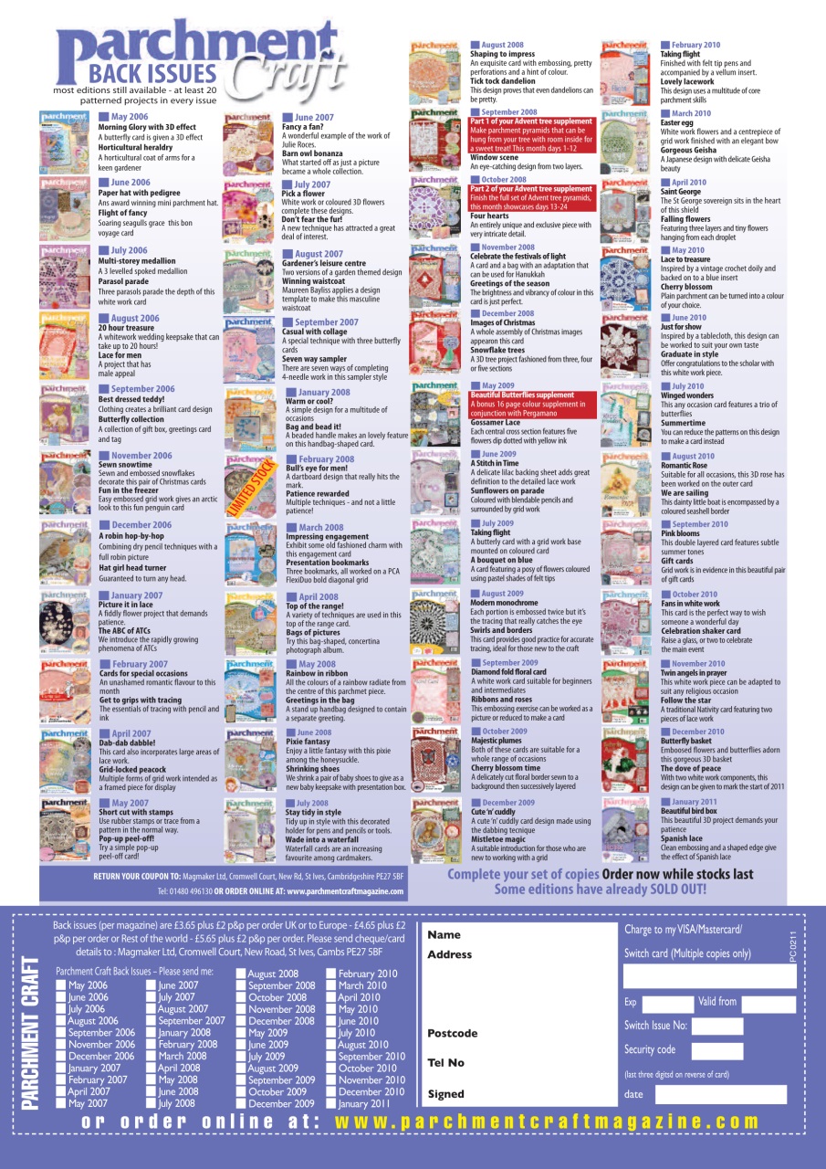 Parchment Craft Preview Pages