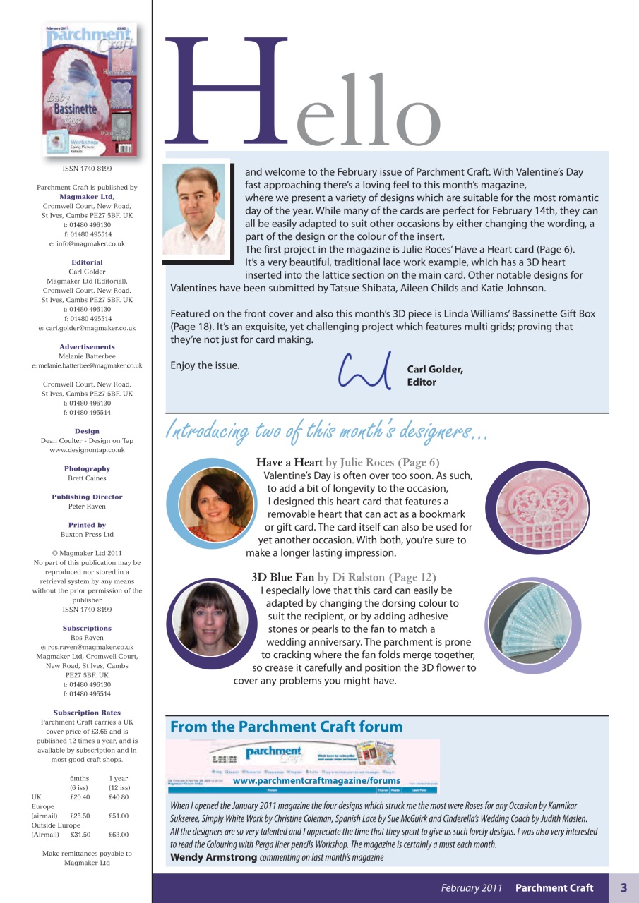 Parchment Craft Preview Pages