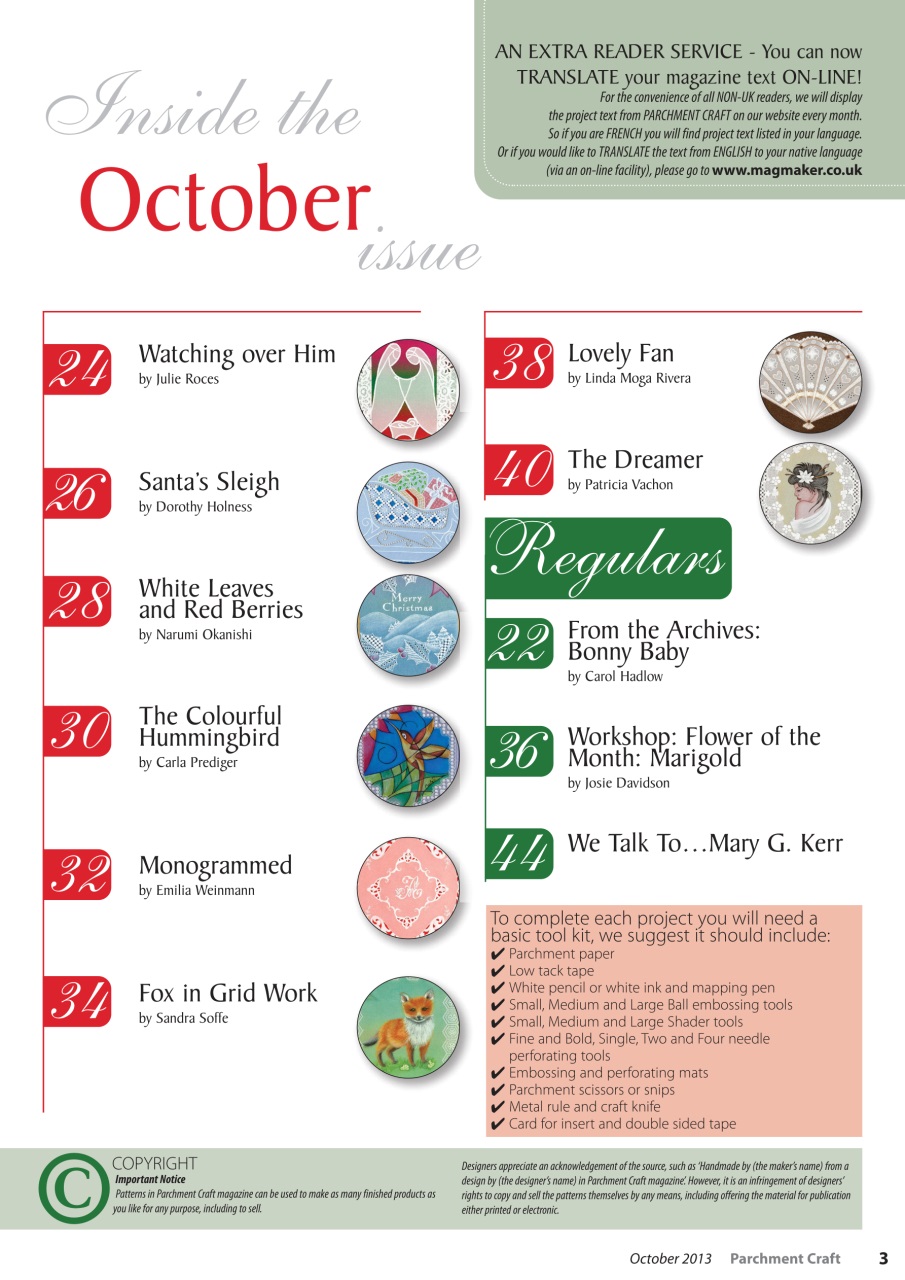 Parchment Craft Preview Pages