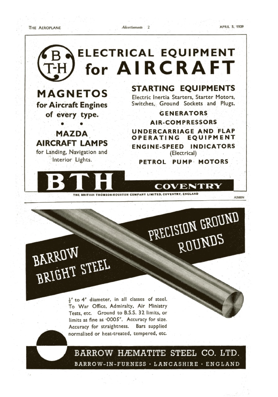 Aeroplane Weekly - The War in the Air 75 years ago Preview Pages