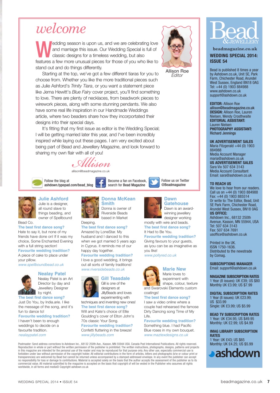 Bead & Jewellery Magazine Preview Pages