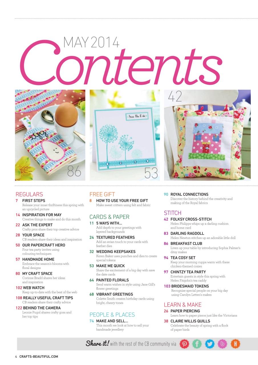 Crafts Beautiful Preview Pages