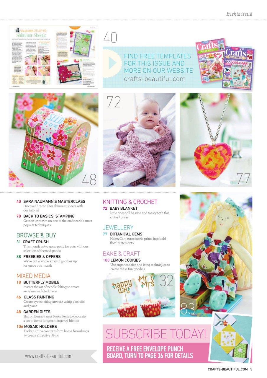Crafts Beautiful Preview Pages