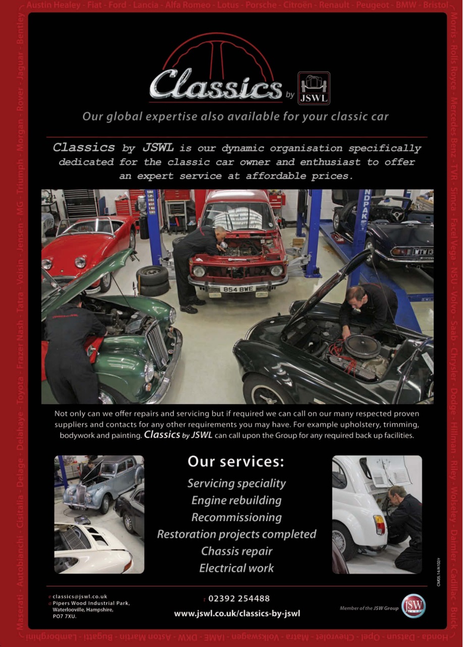 Classic Motoring Preview Pages