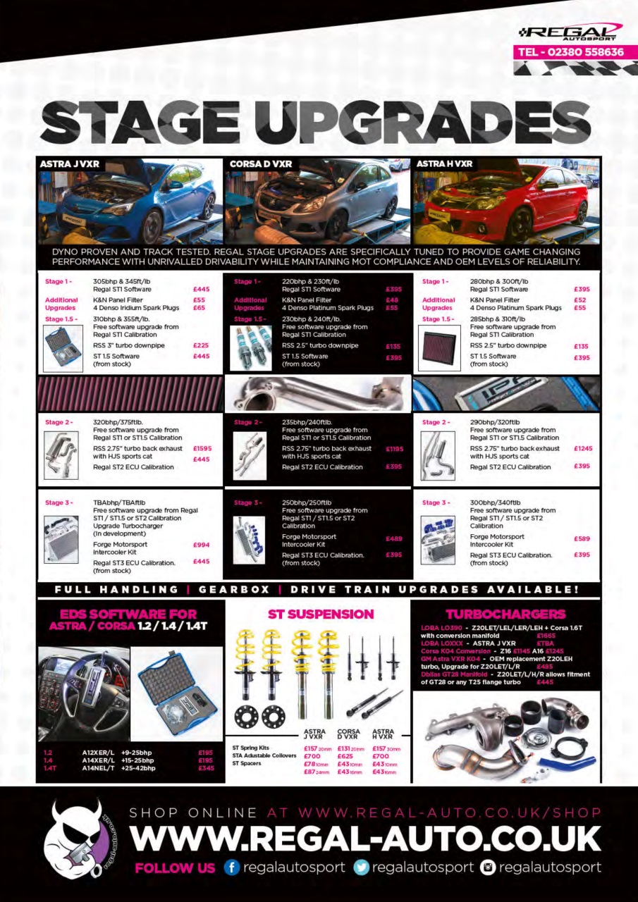 Performance Vauxhall Preview Pages