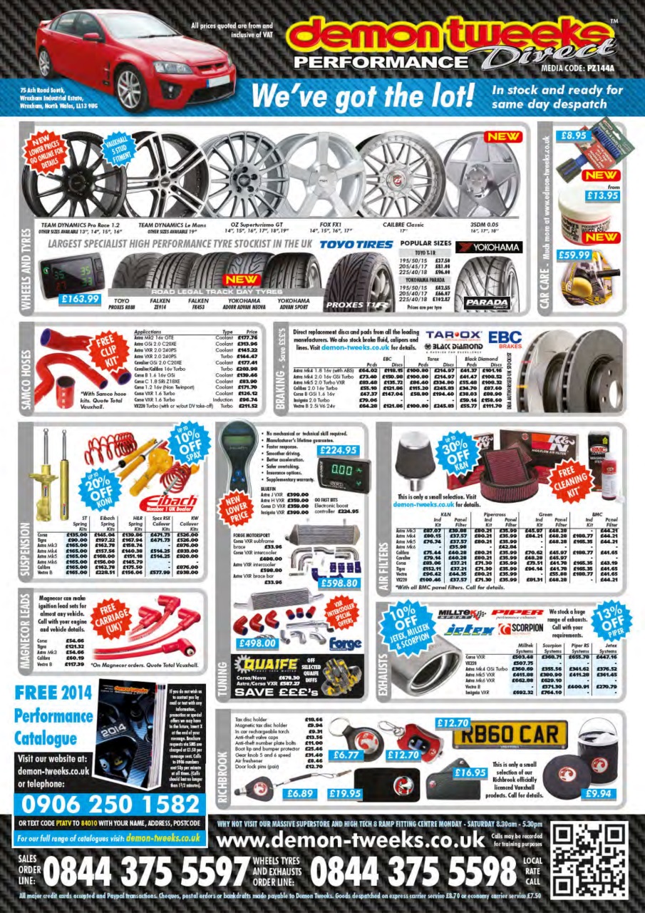 Performance Vauxhall Preview Pages